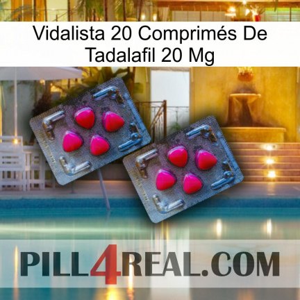 Vidalista 20 Comprimés De Tadalafil 20 Mg 14